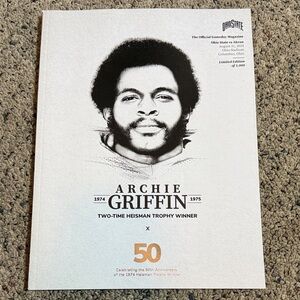 Archie Griffin 50th Anniversary Collector Magazine Ohio State Heisman Trophy
